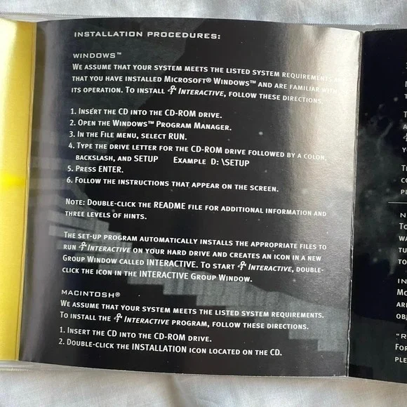 SALE Prince Interactive 1994 CD-ROM for Mac/PC with Jewel Case Registration Card - Picture 5 of 16